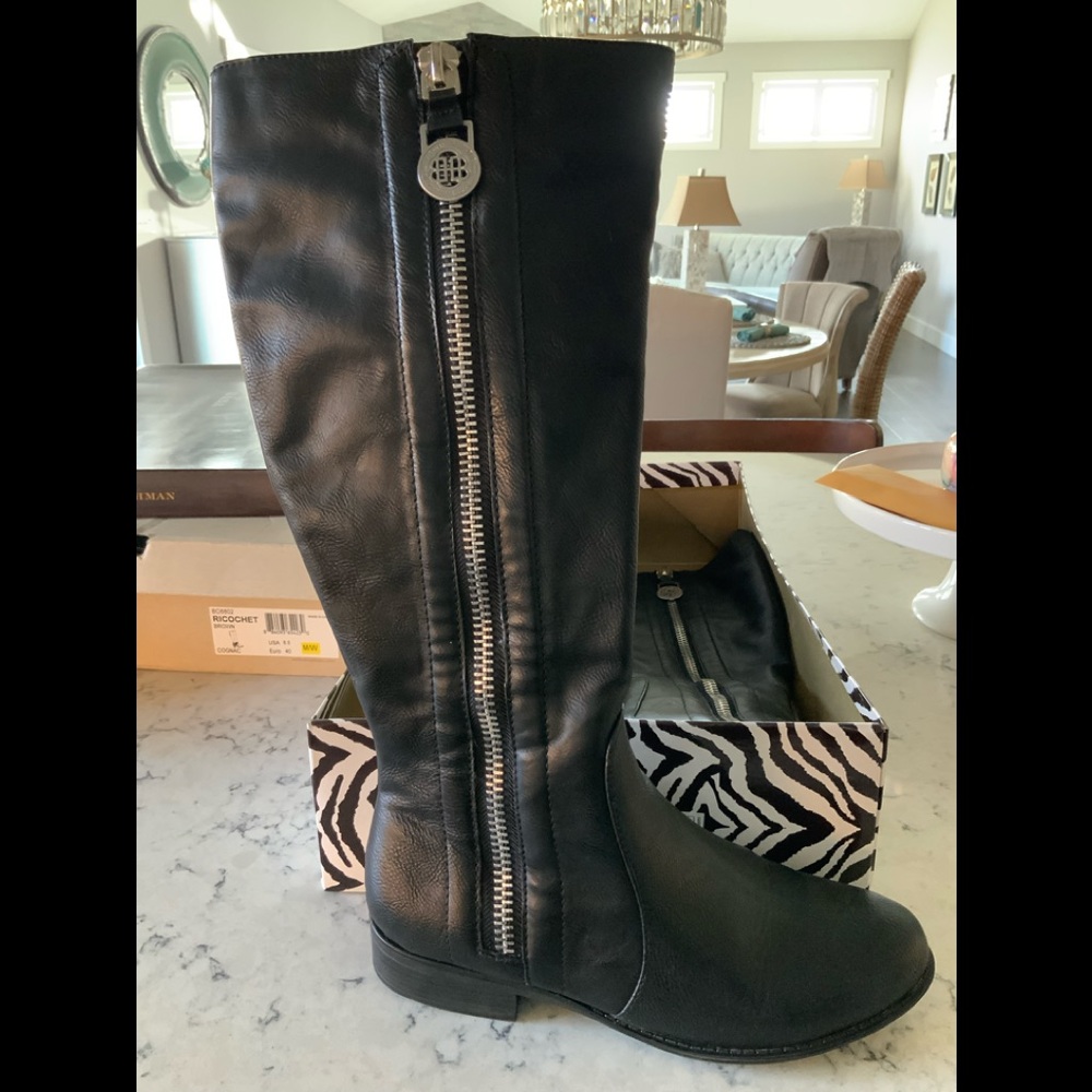 Dana Buchman boots size 9, black, barely worn. In original box.